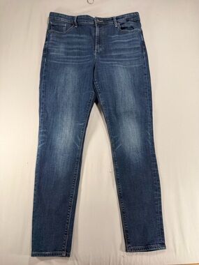 Women’s Lucky Brand Bridgitte Skinny Ankle Blue Jeans Size 14/32 #886